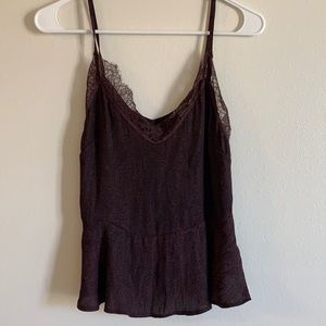 TOP WITH LAZE DETAILING